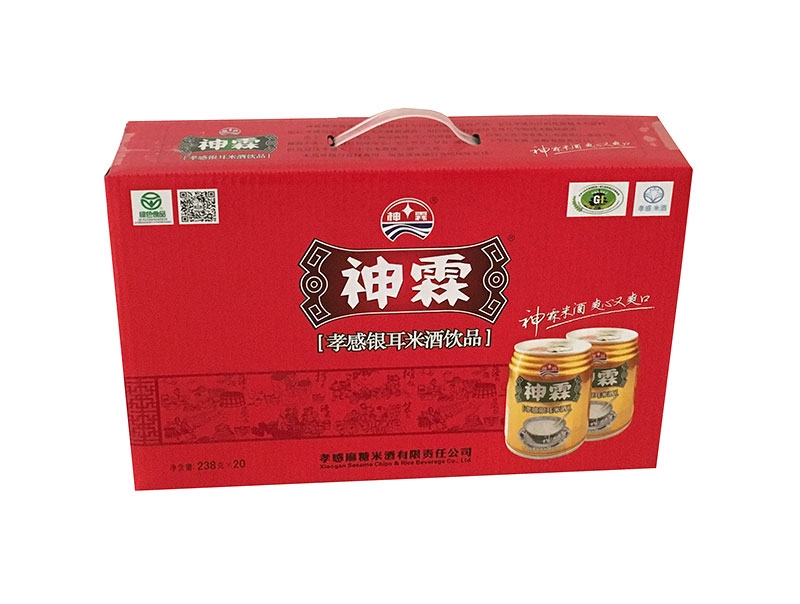 神霖米酒—238gx20红底金罐箱式