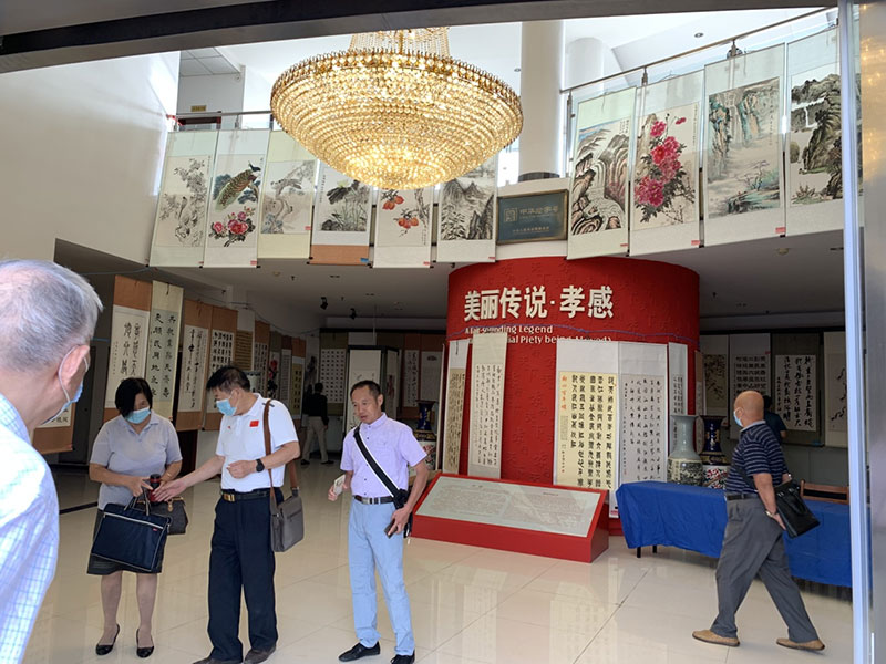 迎国庆弘扬百年老字号孝感麻糖米酒企业文化书画展 孝感麻糖米酒