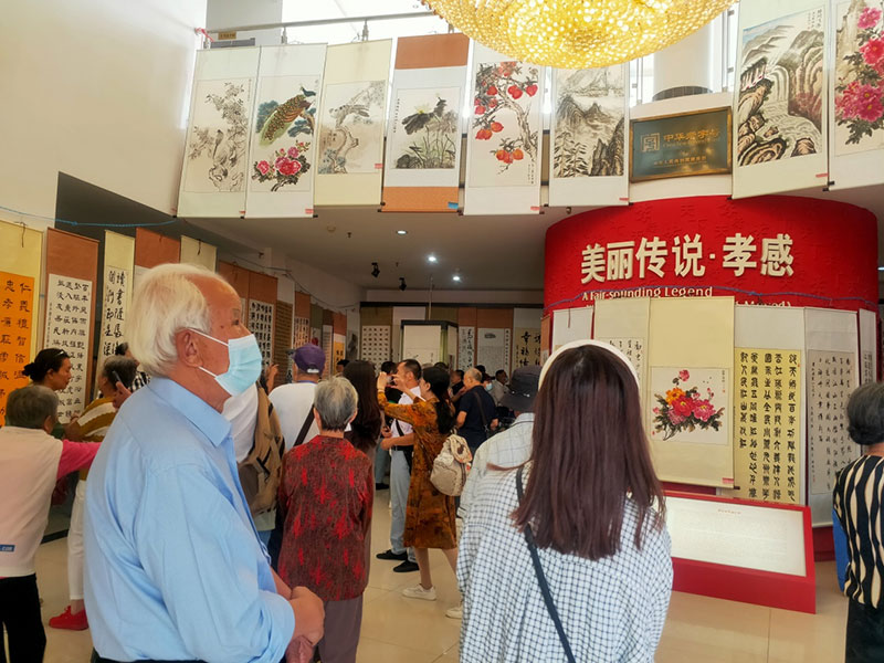 迎国庆弘扬百年老字号孝感麻糖米酒企业文化书画展 孝感麻糖米酒