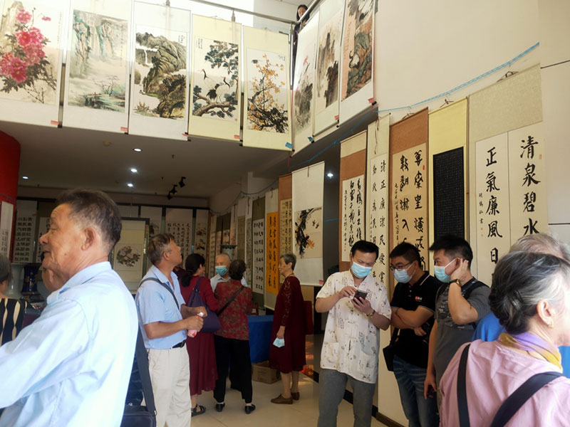 迎国庆弘扬百年老字号孝感麻糖米酒企业文化书画展 孝感麻糖米酒