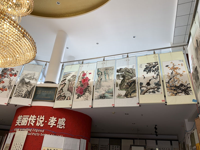 迎国庆弘扬百年老字号孝感麻糖米酒企业文化书画展 孝感麻糖米酒